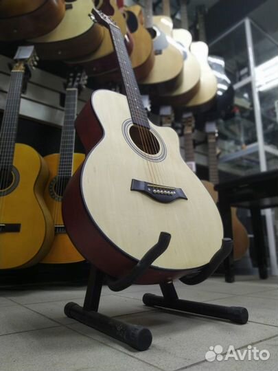 Гитара Натуральная Матовая Акустика 40’ Новая