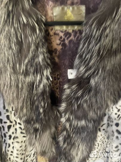 Шубка женская из козы и меха песца