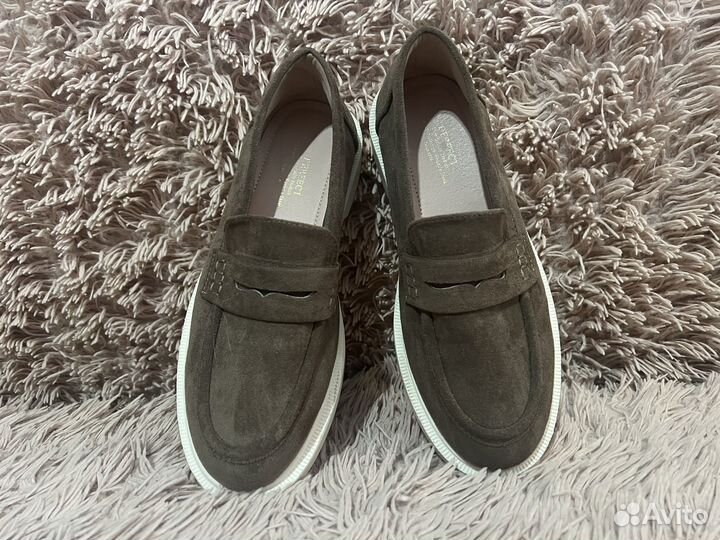 Лоферы женские 37 размер бежевые