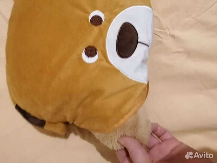 Подушка игрушка с пледом