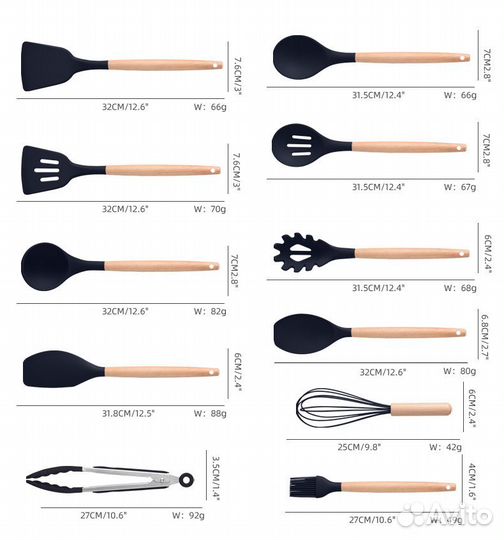 Набор кухонных принадлежностей