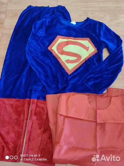 Новогодний костюм для мальчика супермен