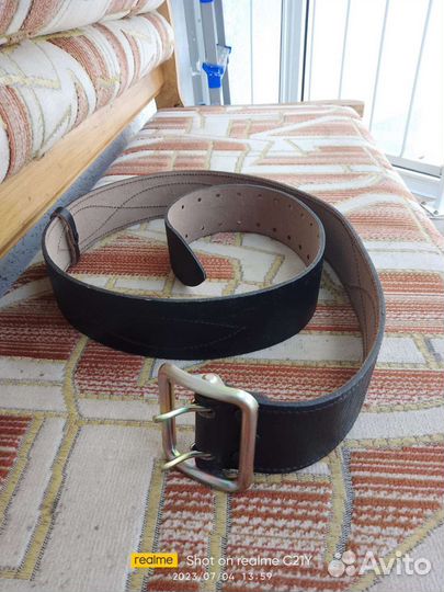 Ремень кожаный офицерский