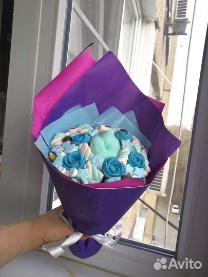 Букеты с шоколадными розами