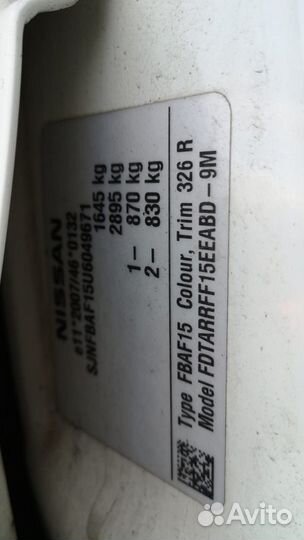 Ниссан Жук в разборе 1,6 бензин 117 л.с. МКПП