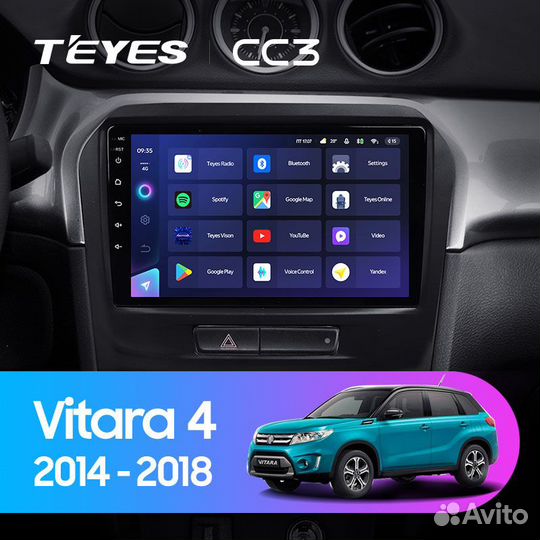 Магнитола Teyes Suzuki Vitara 4 2014-2018