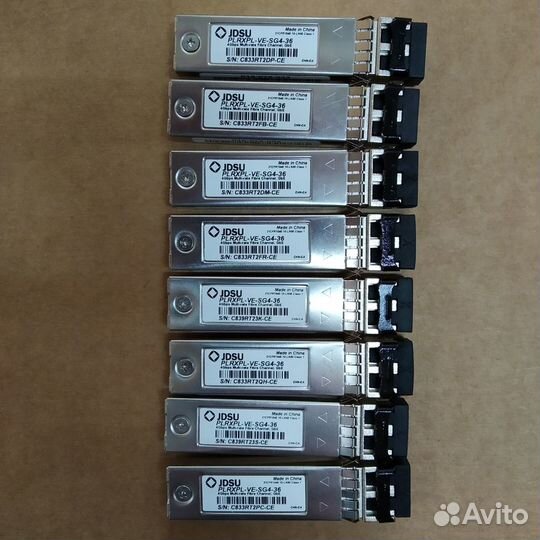 SFP Трансиверы jdsu, Finisar, Avago, Intel 4Gbs