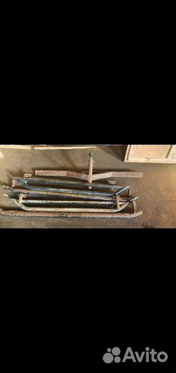 Силовой бампер на ниву и пороги