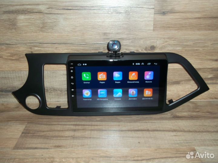 Магнитола Kia Picanto Android с камерой