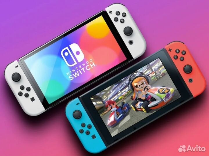Nintendo switch новые прошитые с играми