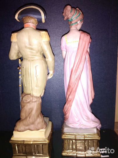 Фарфоровые статуэтки германия Наполеона пара