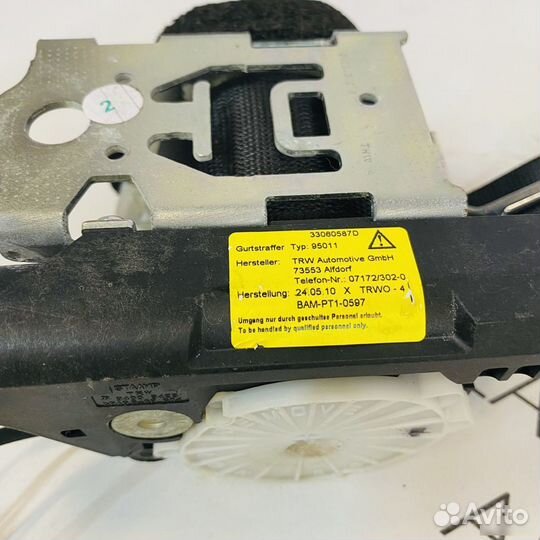 Ремни безопасности задние Mercedes W204