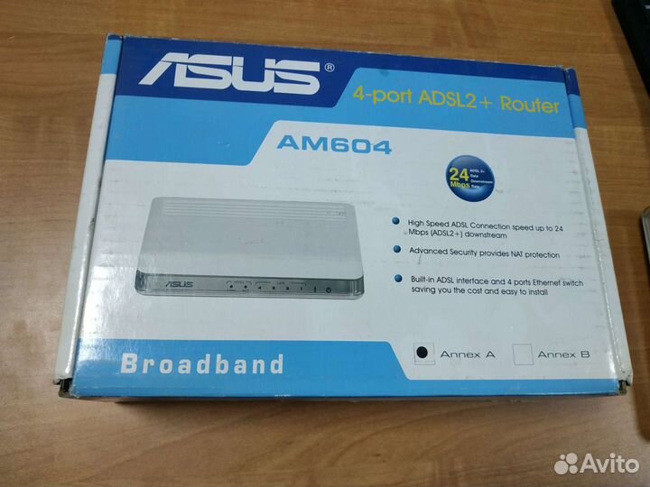 Роутер adsl Asus AM604