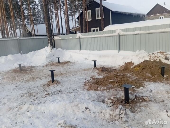 Винтовые сваи, монтаж, продажа