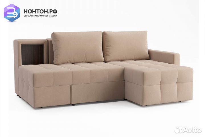 Диван угловой трансформер Самми бежевый