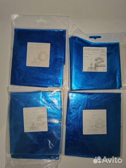 Шары фольгированные цифры и звезды Новые