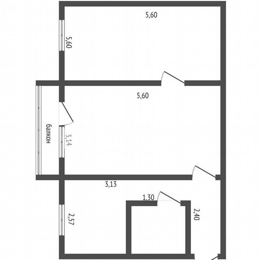 Квартира 2-комн. 45.8 м² в Райчихинск — фото 12 из 12