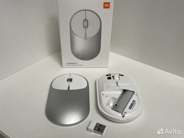 Мышь беспроводная Xiaomi Mi Portable Mouse 2