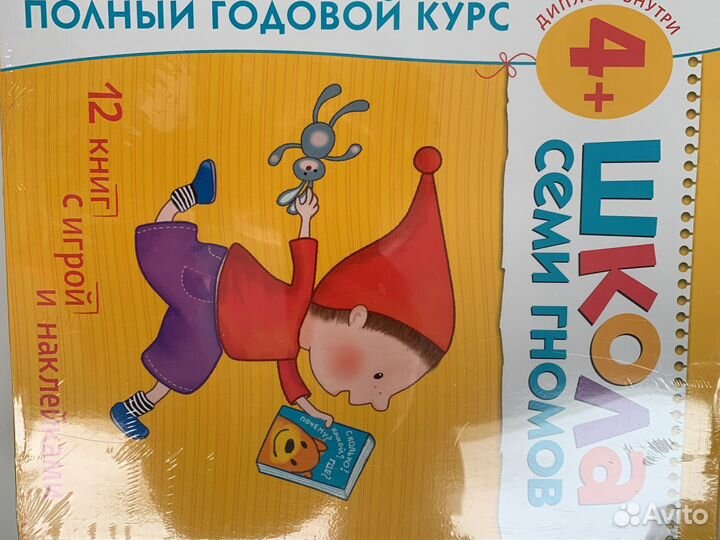 Годовой набор книг 4+ (Школа 7 гномов)