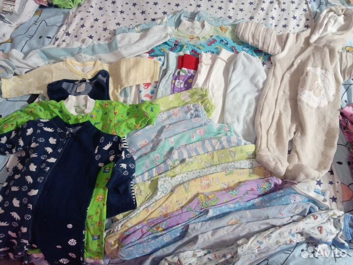 Детские вещи пакетом на мальчика 56-74 (0-9)