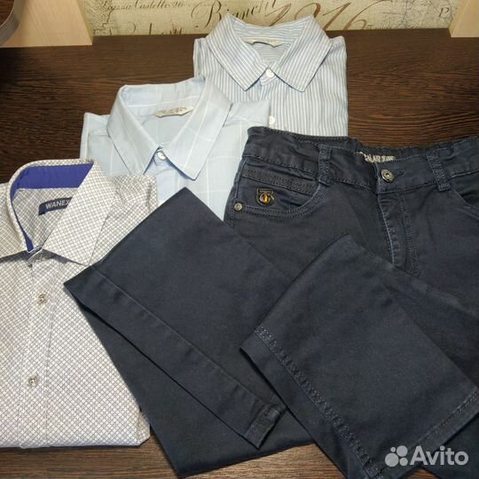 Школьные рубашки и брюки 146