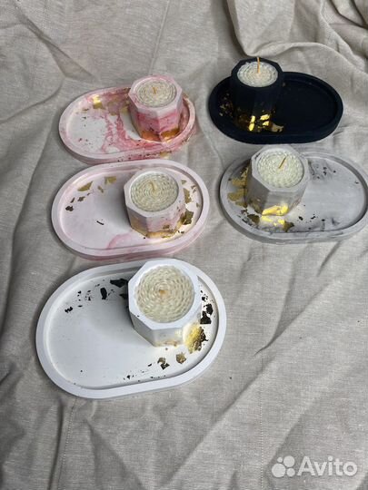 Свеча с подставкой