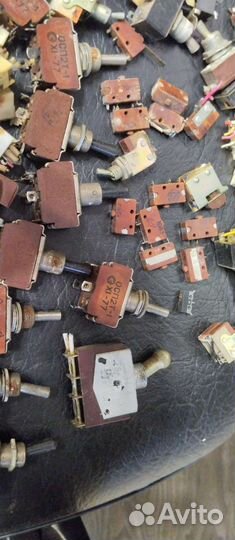 Переключатели СССР новые и б/у радиодетали