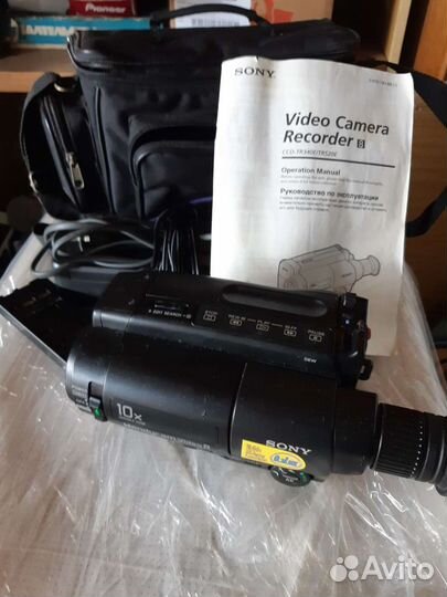 Видеокамера sony кассетная