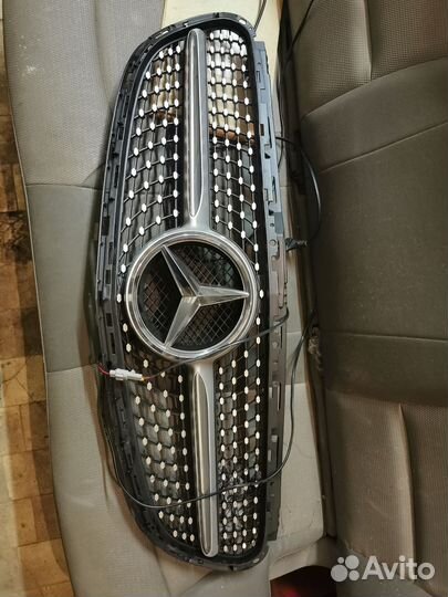 Решетка Радиатора Мерседес W205 diamond