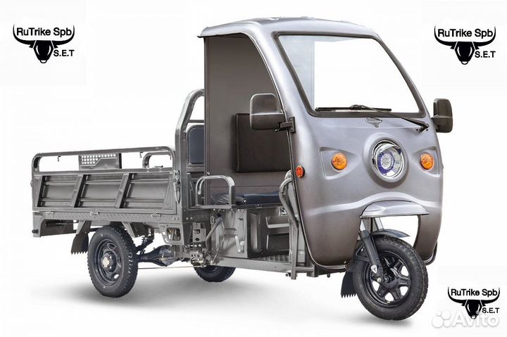 Грузовой электротрицикл Rutrike D4 кабина
