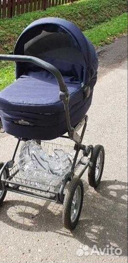 Коляска 2 в 1 с двумя шасси