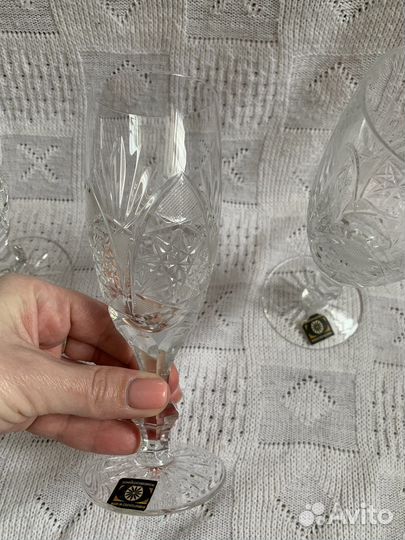 Бокалы. Хрусталь. Чехословакия