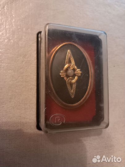 Брошь винтажная СССР бронь для Маргариты