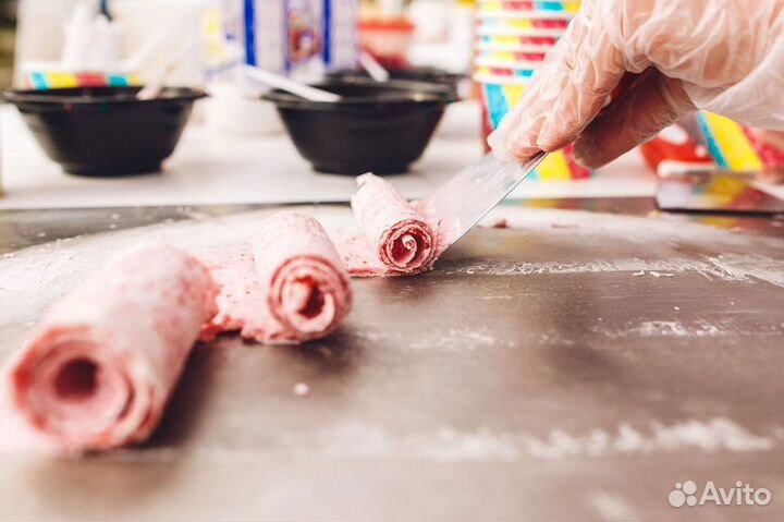 Тележка для приготовления жареного мороженого