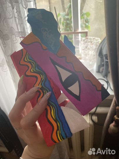 Дракон на руку из бумаги