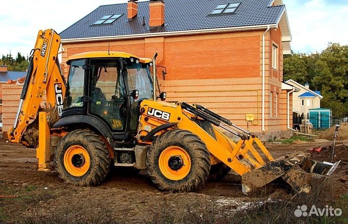 Услуги,Экскаватор-Погрузчика,уборка мусора