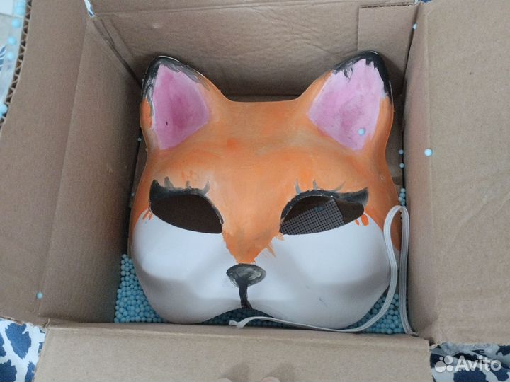 Маска для квадробики лиса