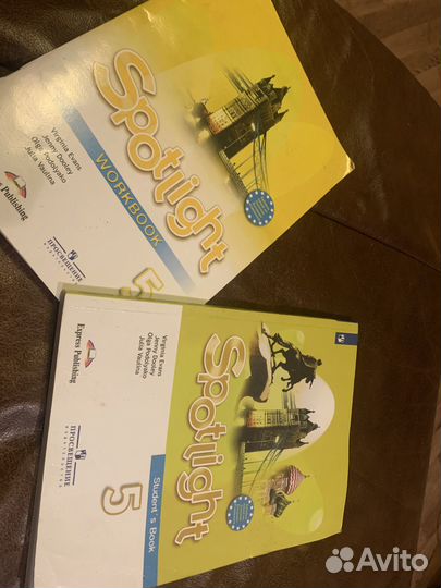 Учебник и рабочая тетрадь по английскому Spotlight