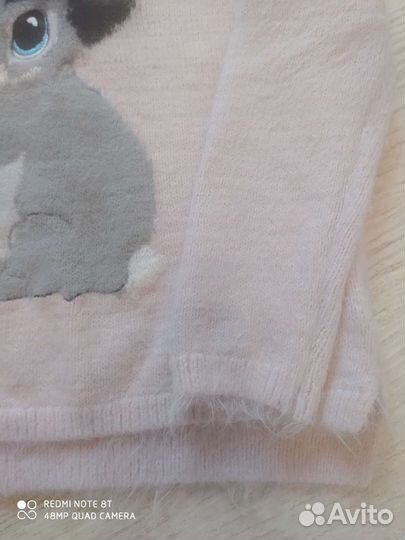 Кофточка мягкая и теплая H&M ангора 122-128