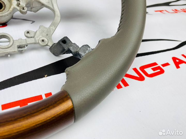 Руль Toyota Land Cruiser Prado 150 с 2018 (светлая кожа)