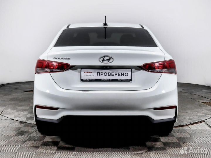 Hyundai Solaris 1.4 AT, 2018, 70 757 км