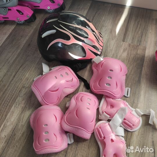 Ролики детские раздвижные, защита