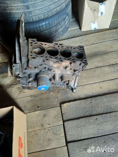 Блок двигателя chevrolet aveo 1,2 72л,с