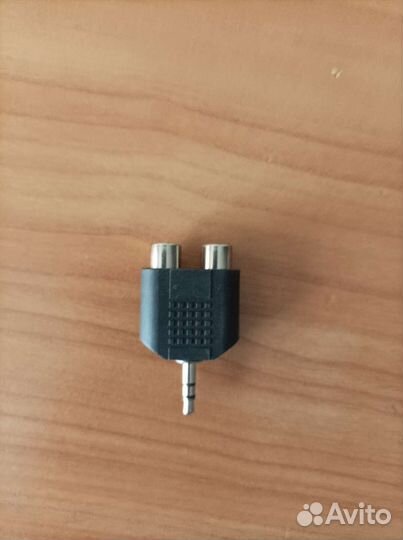 Переходник адаптер мини jack 3.5 - 2 RCA