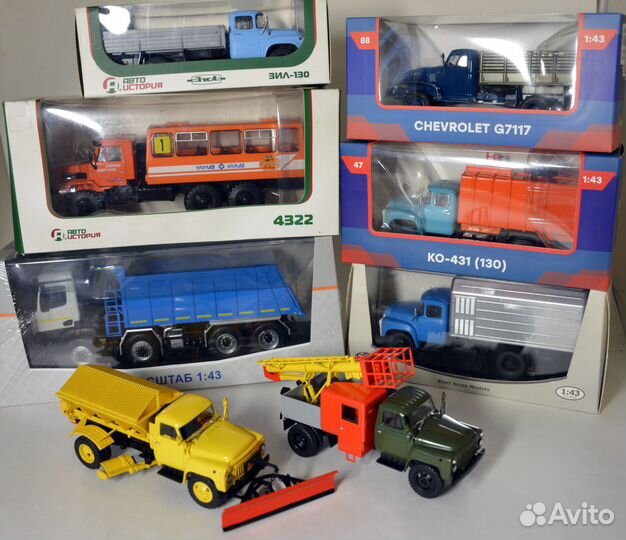 Модели грузовиков м 1:43