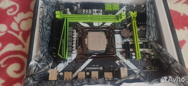 Материнка huananzhi X99-8M-F с проц xeon e5 2620v3