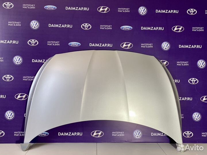 Капот Hyundai Solaris Серебристый