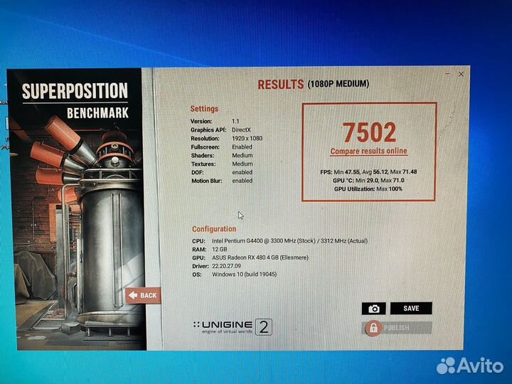 Asus Strix RX 570 4GB 256bit