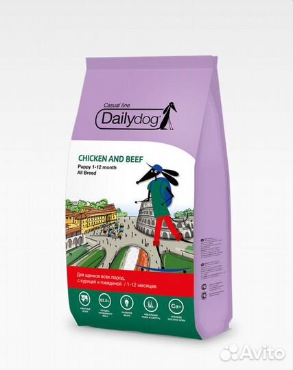 Dailydog Casual line puppy ALL breed Chicken and B