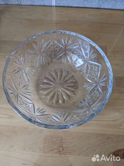 Салатник хрустальный из СССР